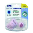 Chicco Chupeta Physio Micro Coraes 0-2M