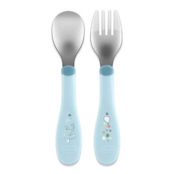 Chicco Mix & Match Talheres Inox +18M