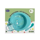 Chicco Conjunto Refei��o Azul Foca 6M+