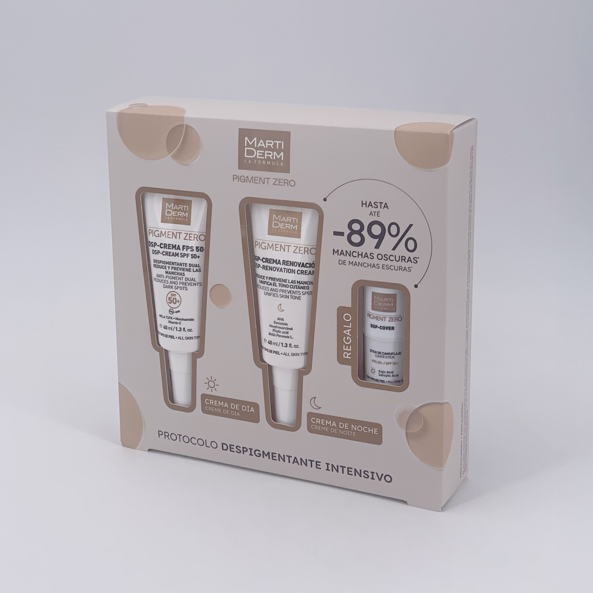 Martiderm Pigment Zero Creme Dia + Creme Noite Pack
