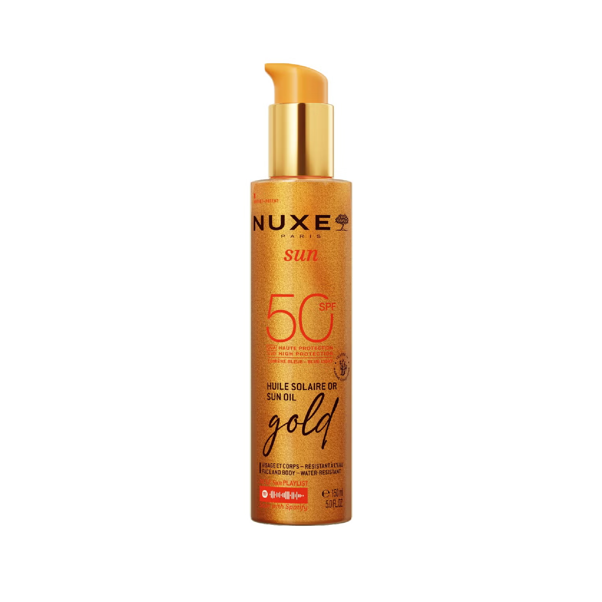 Nuxe Sun leo Rosto e Corpo Dourado SPF50