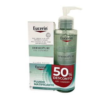 Eucerin Dermopure Fluido Matificante + Gel Limpeza 