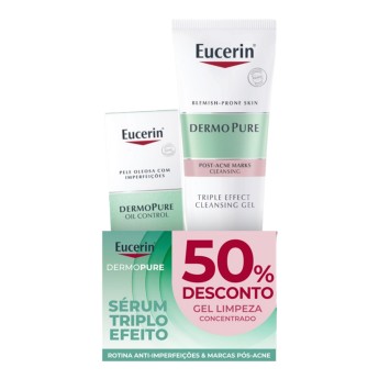 Eucerin Dermopure Srum Triplo + Gel Limpeza 
