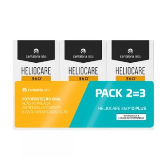 Heliocare 360 D Plus Cpsulas Pack 2=3