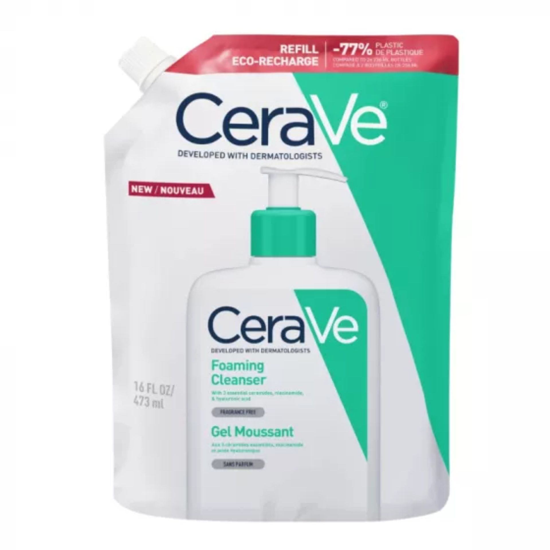 Cerave Gel-Espuma Limpeza Refill 473Ml