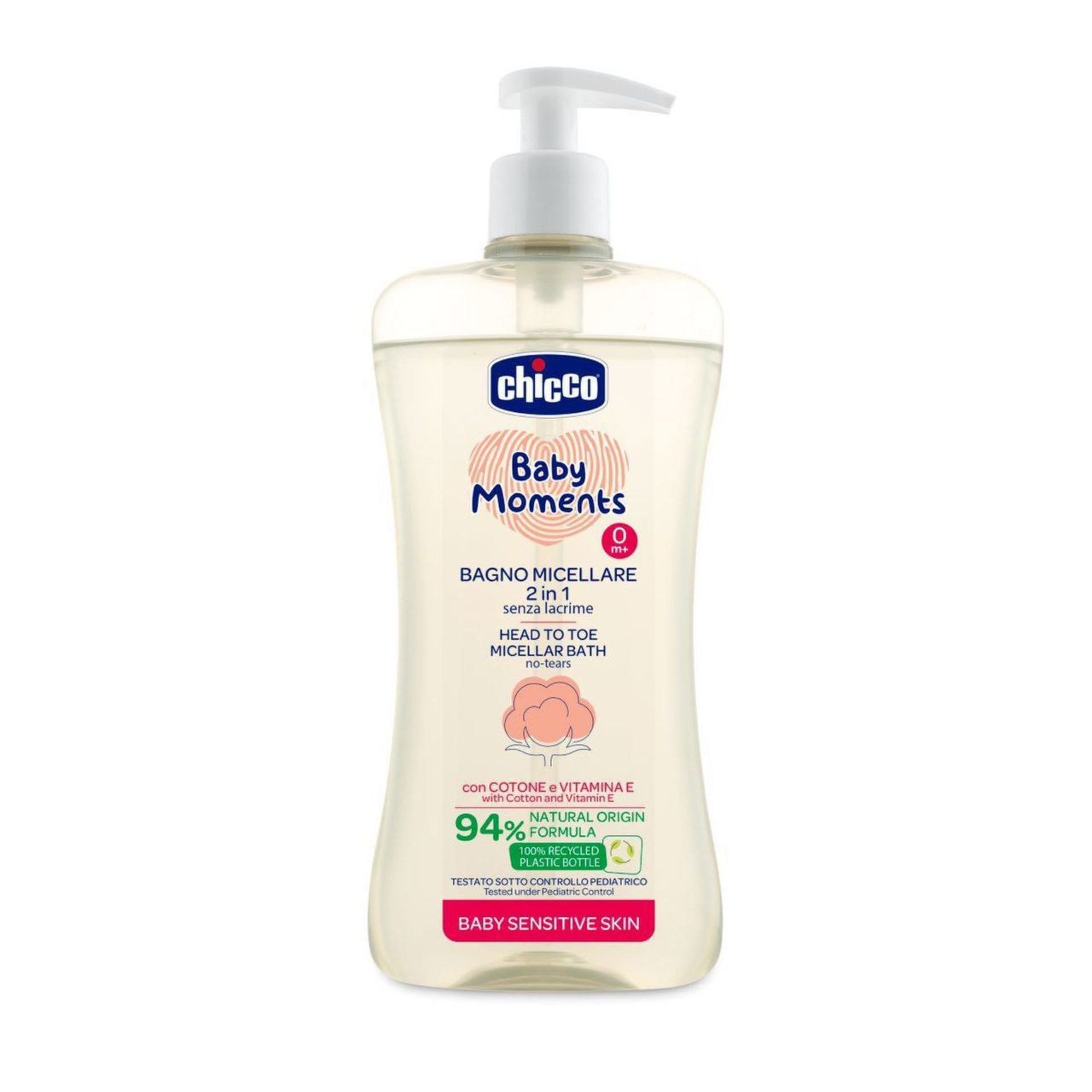 Chicco Baby Moments Gel de Banho Micelar Pele Sensvel 