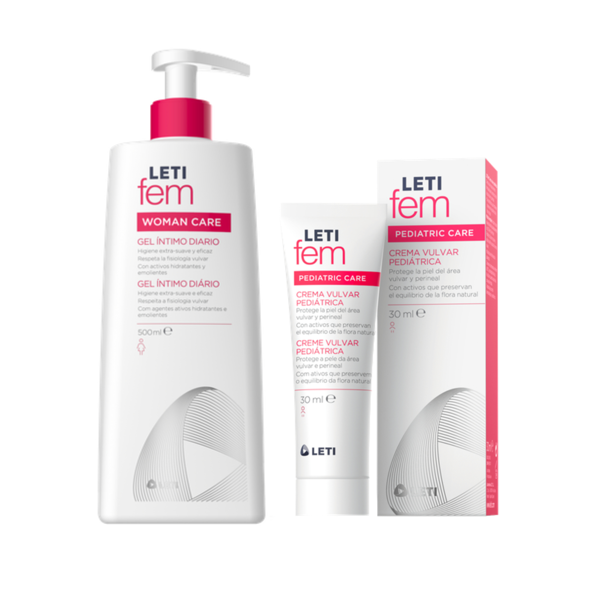 Leti Letifem Peditrico Gel Intimo + Creme Vulvar