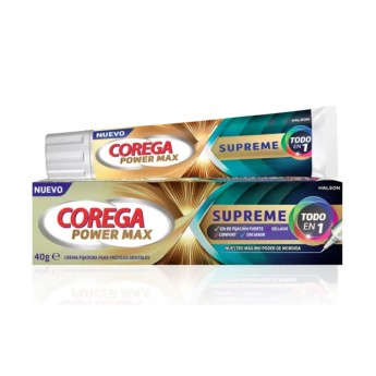 Corega Power Max Supreme Creme Fixação 40g Corega Power Max Supreme Creme Fixação 40g