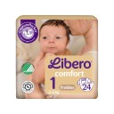 Libero Fraldas Comfort 1 2-5Kg - 24 Unidades