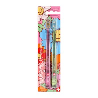 Curaprox CS12460 Escova de Dentes Velvet Pack Duplo - Edição Limitada Curaprox CS12460 Escova de Dentes Velvet Pack Duplo - Edição Limitada