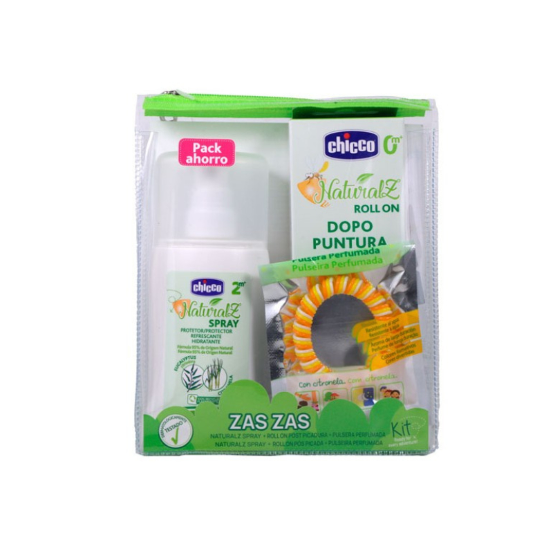 Chicco Anti-Mosquito Pack Viagem Laranja