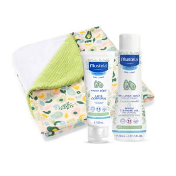 Mustela Gel Lavante Suave + Hydra Creme De Rosto + Toalha