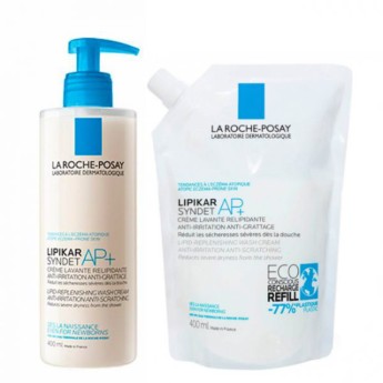 La Roche-Posay Lipikar Syndet AP+ + Recarga Pack