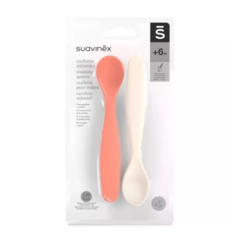 Suavinex Colheres Infantis 6m+ Rosa Claro