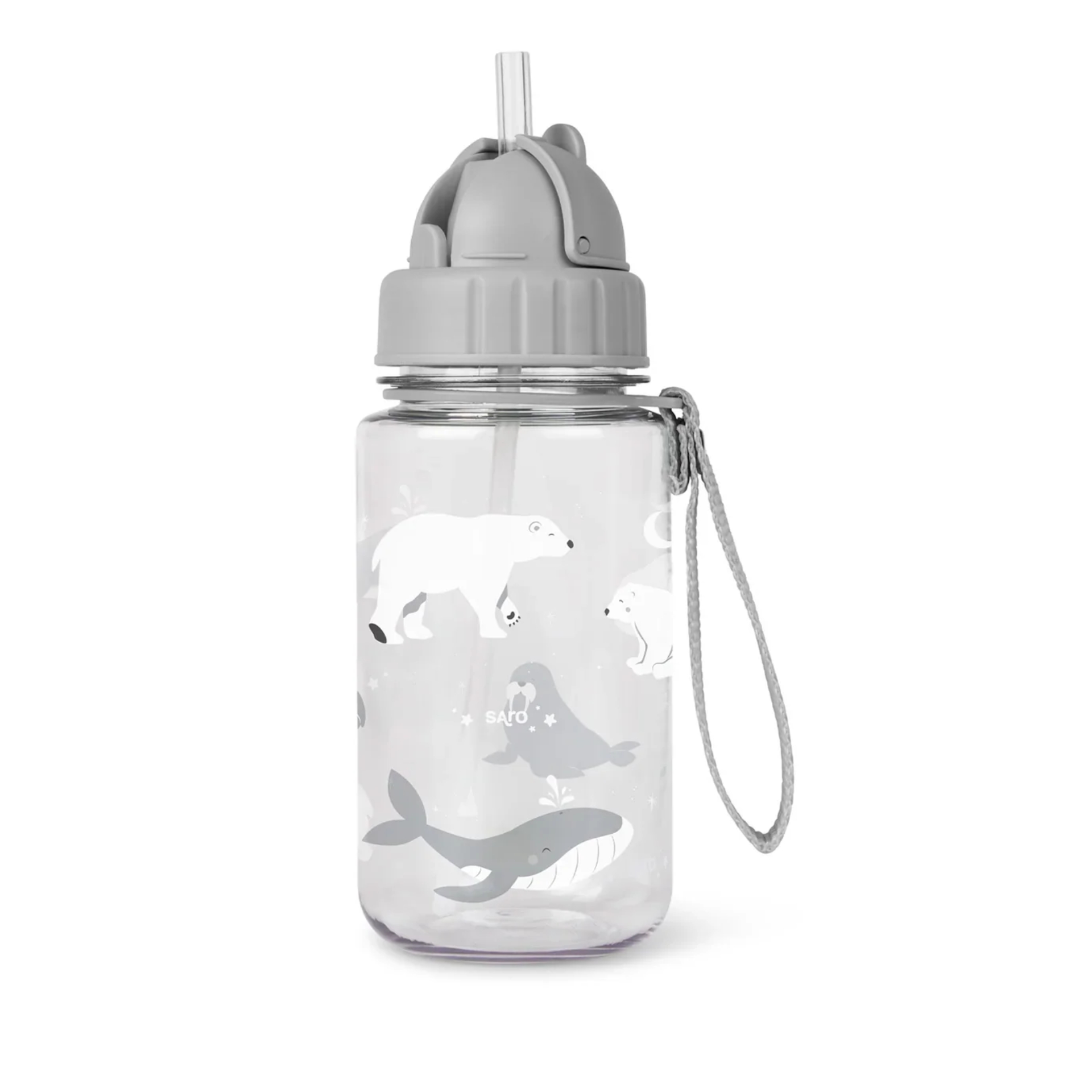 Saro Garrafa Com Palhinha 400ml