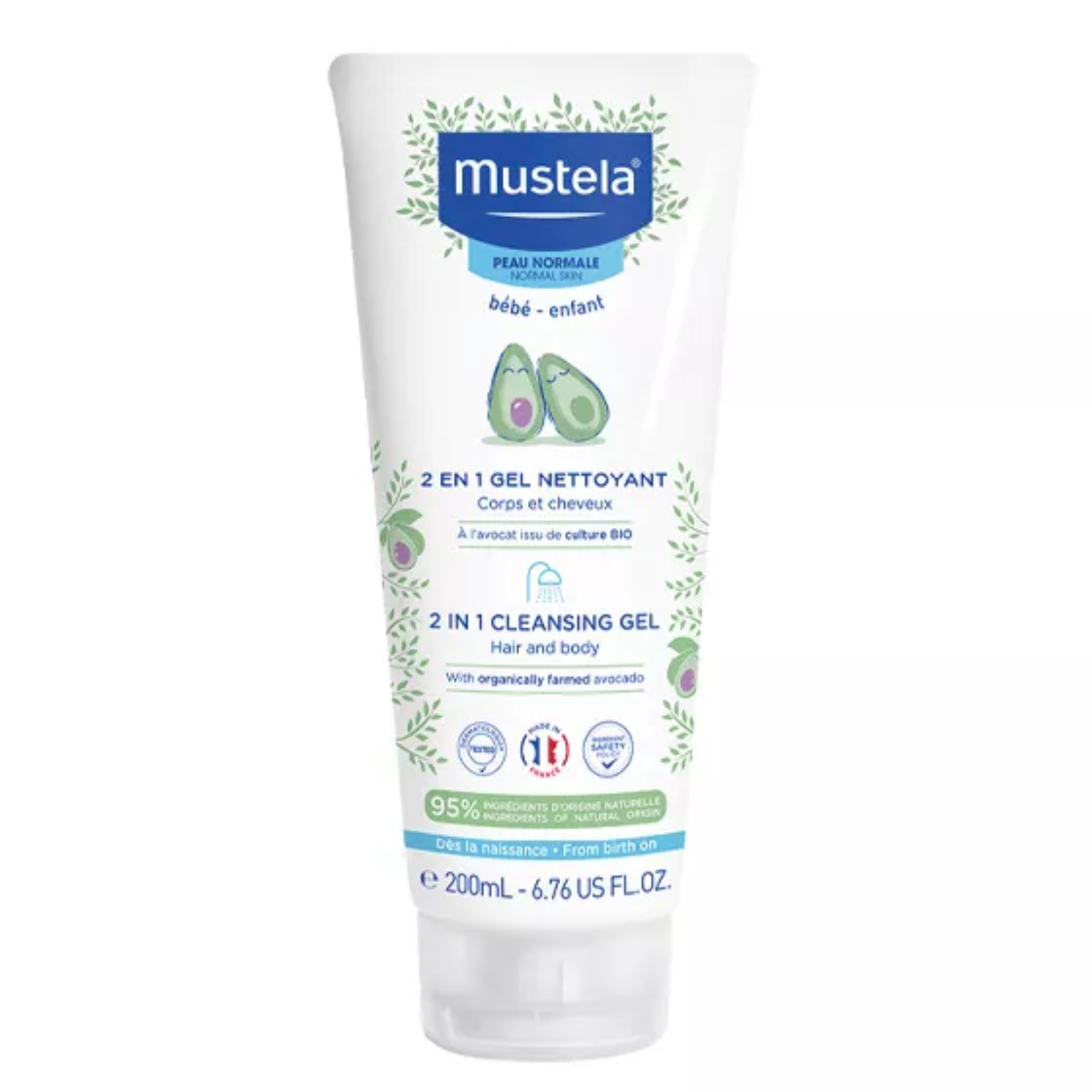Mustela Beb Champ 2 em1 Cabelo e Corpo 