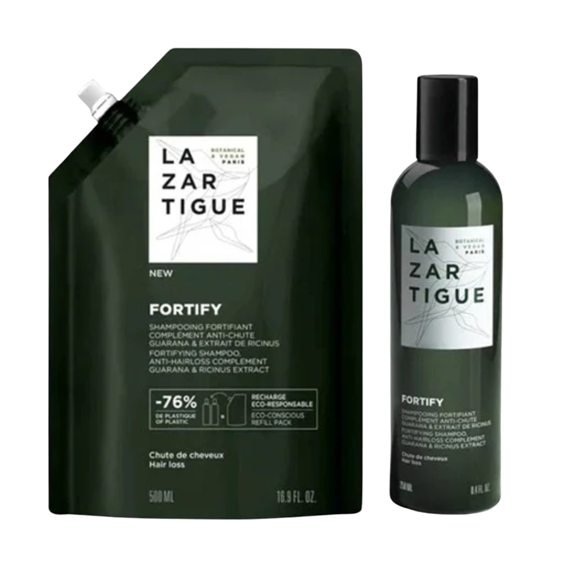 Lazartigue Champ Fortificante Recarga + Champ Fortificante 