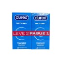 Durex Natural Preservativos 12+12 Grtis