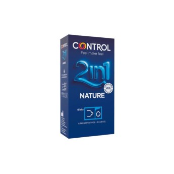 Control Preservativos Nature 2in1 + Gel Lubrificante