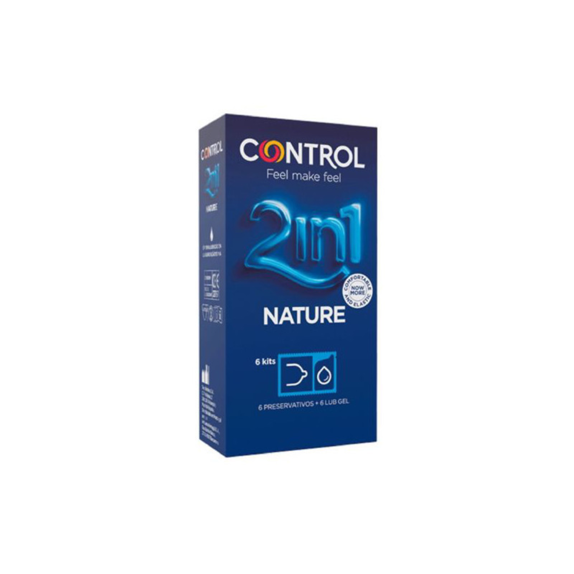 Control Preservativos Nature 2in1 + Gel Lubrificante