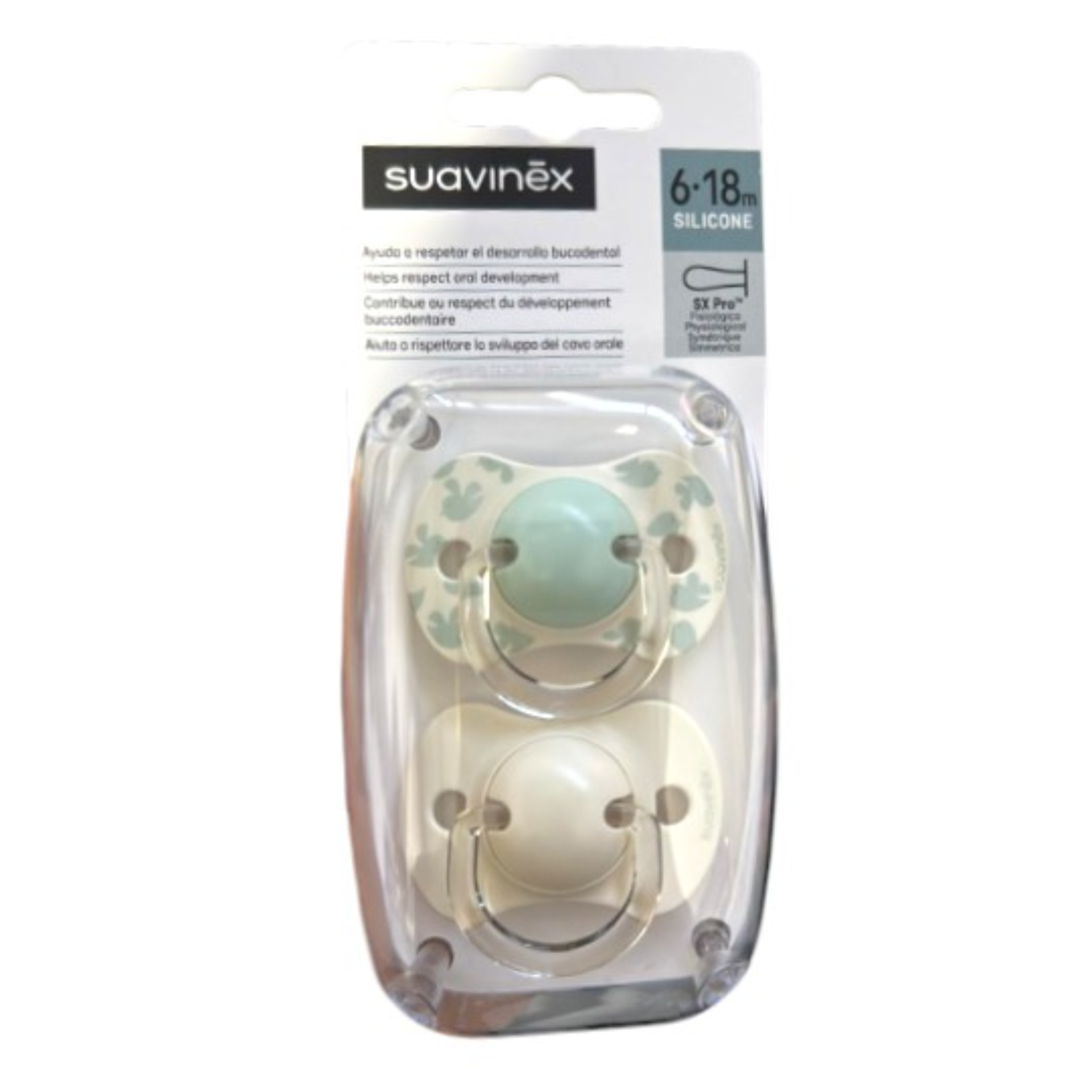 Suavinex Chupeta Pack 2uni. Fisio. 6-18M Birdies