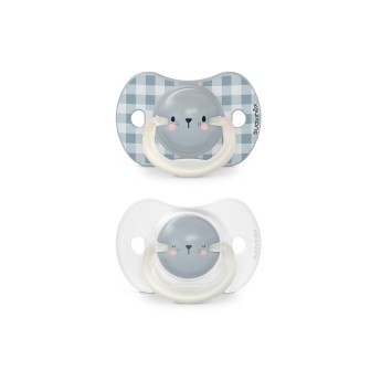 Suavinex Chupeta Night & Day Pack 2uni. Fisio. 6-18M