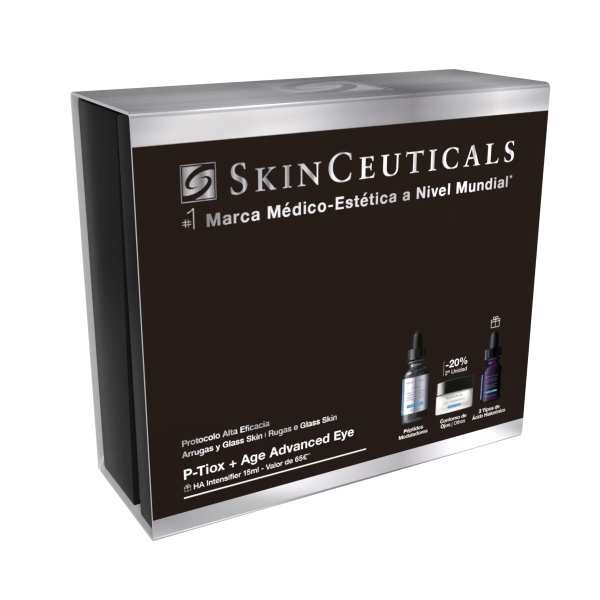 Skinceuticals Correct P-Tiox S�rum + A.G.E Advanced Eye + H.A Intensifier Multi-glycan Oferta Coffre