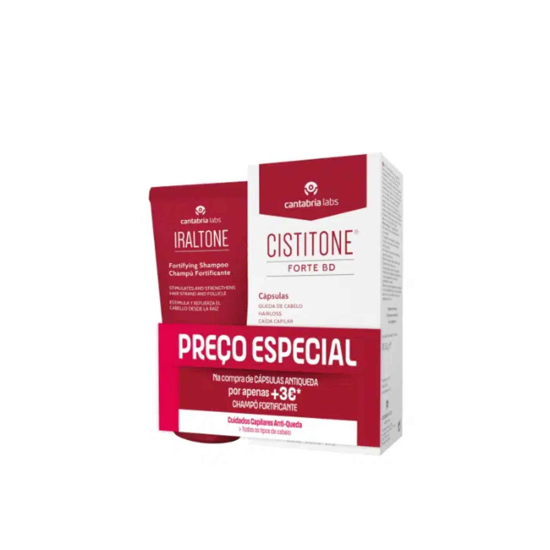 Cistitone Forte BD Cpsulas + Iraltone Champ Fortificante