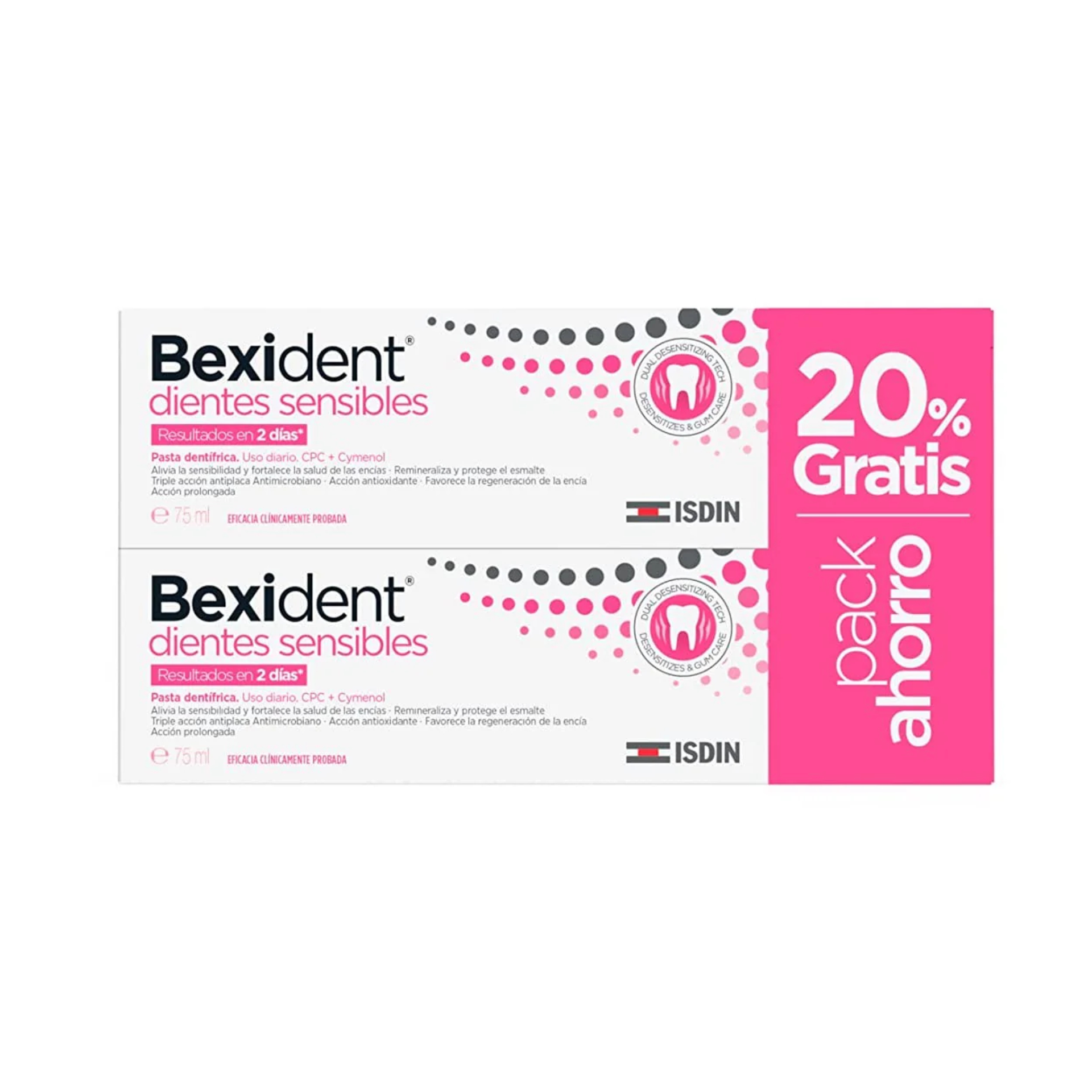 Bexident Dentes Sensveis Pasta Duo