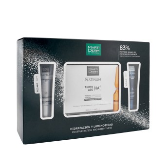 Martiderm Platinum Photo-Age Ha+ Ampolas + Platinum Corretor de Olhos Dia e Noite