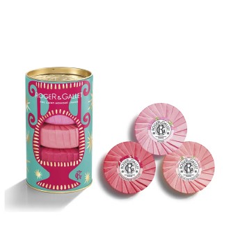 Roger & Gallet Sabonete Rose + Fleur de Figuier + Gingembre Rouge Coffret