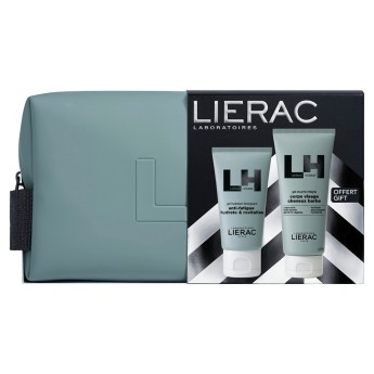 Lierac Homme Gel Hidratante Energizante + Gel Duche Oferta + Bolsa Lierac Homme Gel Hidratante Energizante + Gel Duche Oferta + Bolsa