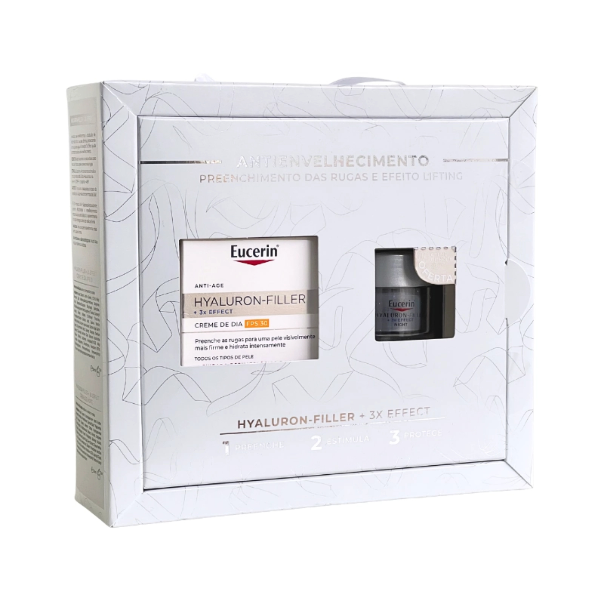 Eucerin Hyaluron-Filler Creme Dia FPS30 + Hyaluron-Filler 3x Effect Noite Coffret
