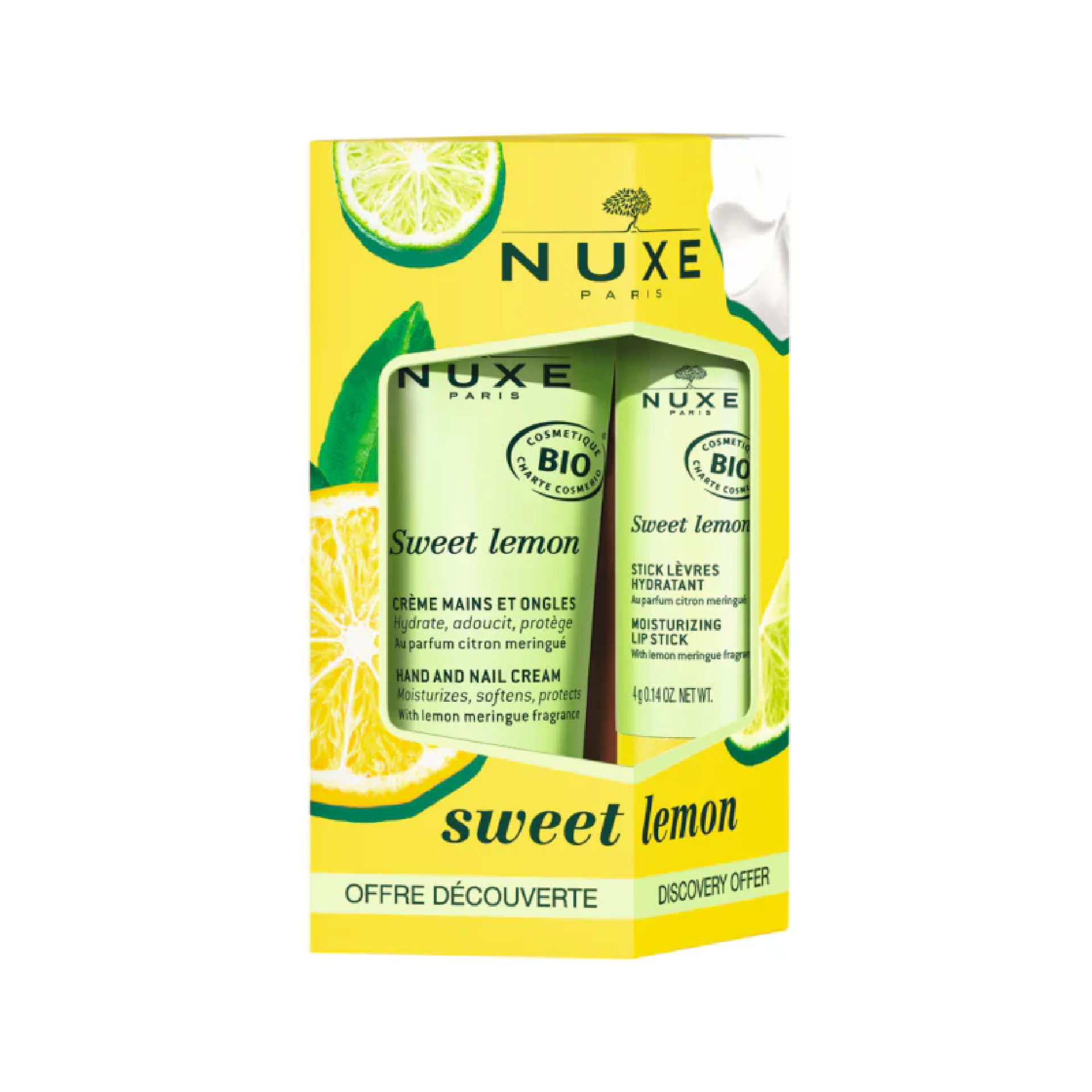 Nuxe Sweet Lemon Pack Stick de l�bios & Creme de m�os