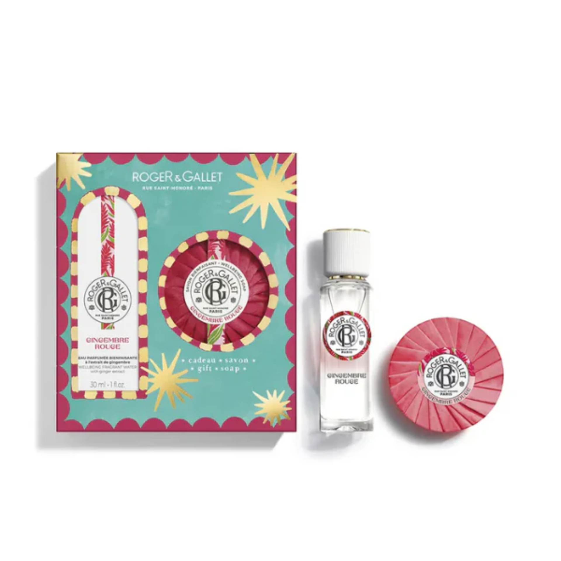 Roger & Gallet Gingembre Rouge gua Perfumada + Oferta Sabonete