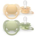 Philips Avent Chupetas Ultra Soft 6-18M Lisa Neutra