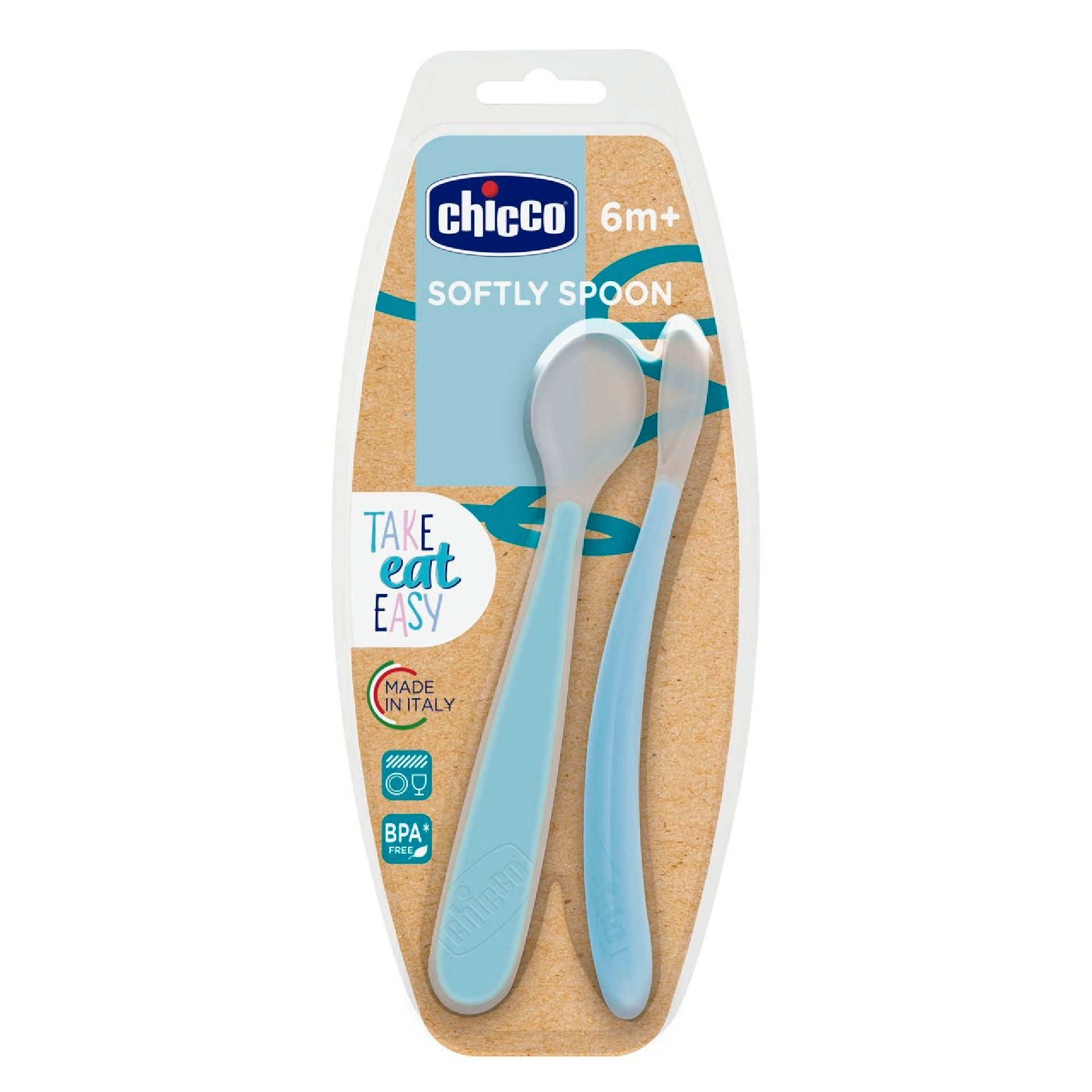 Chicco Colher De Silicone Duo