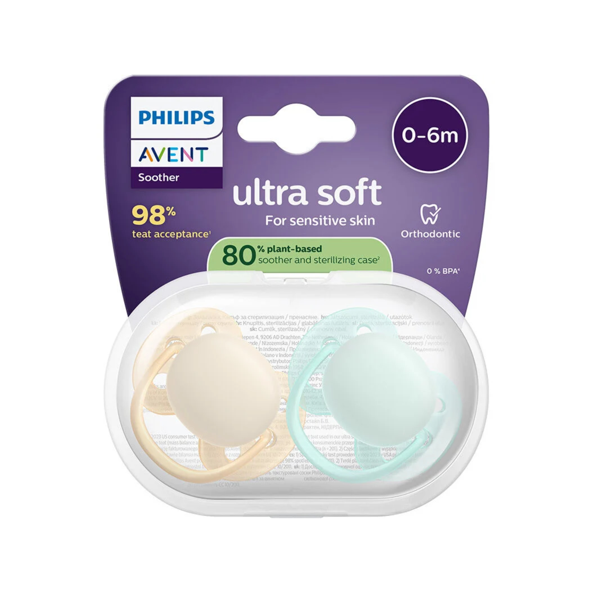 Philips Avent Chupetas Ultra Soft 0-6M