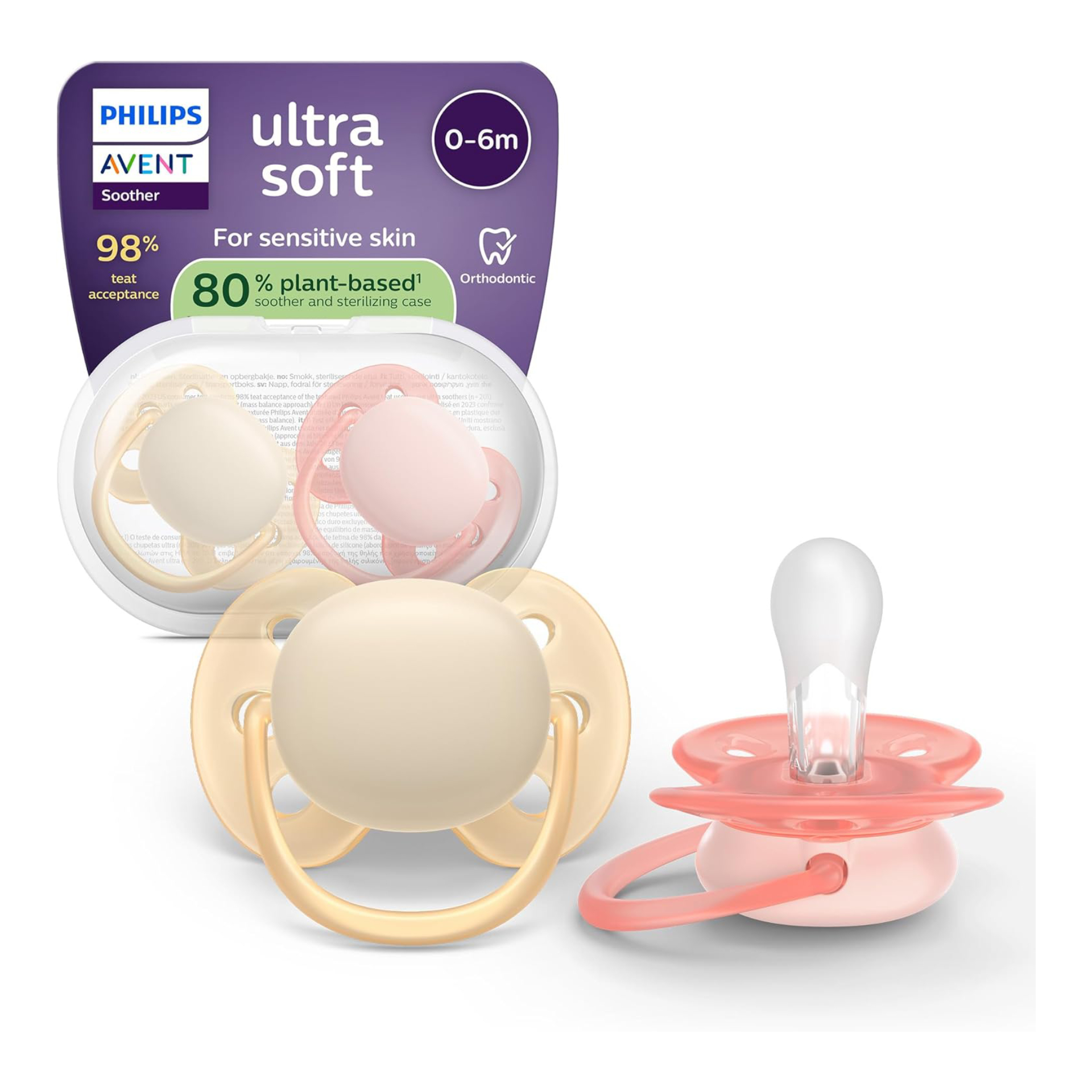 Philips Avent Chupetas Ultra Soft 0-6M