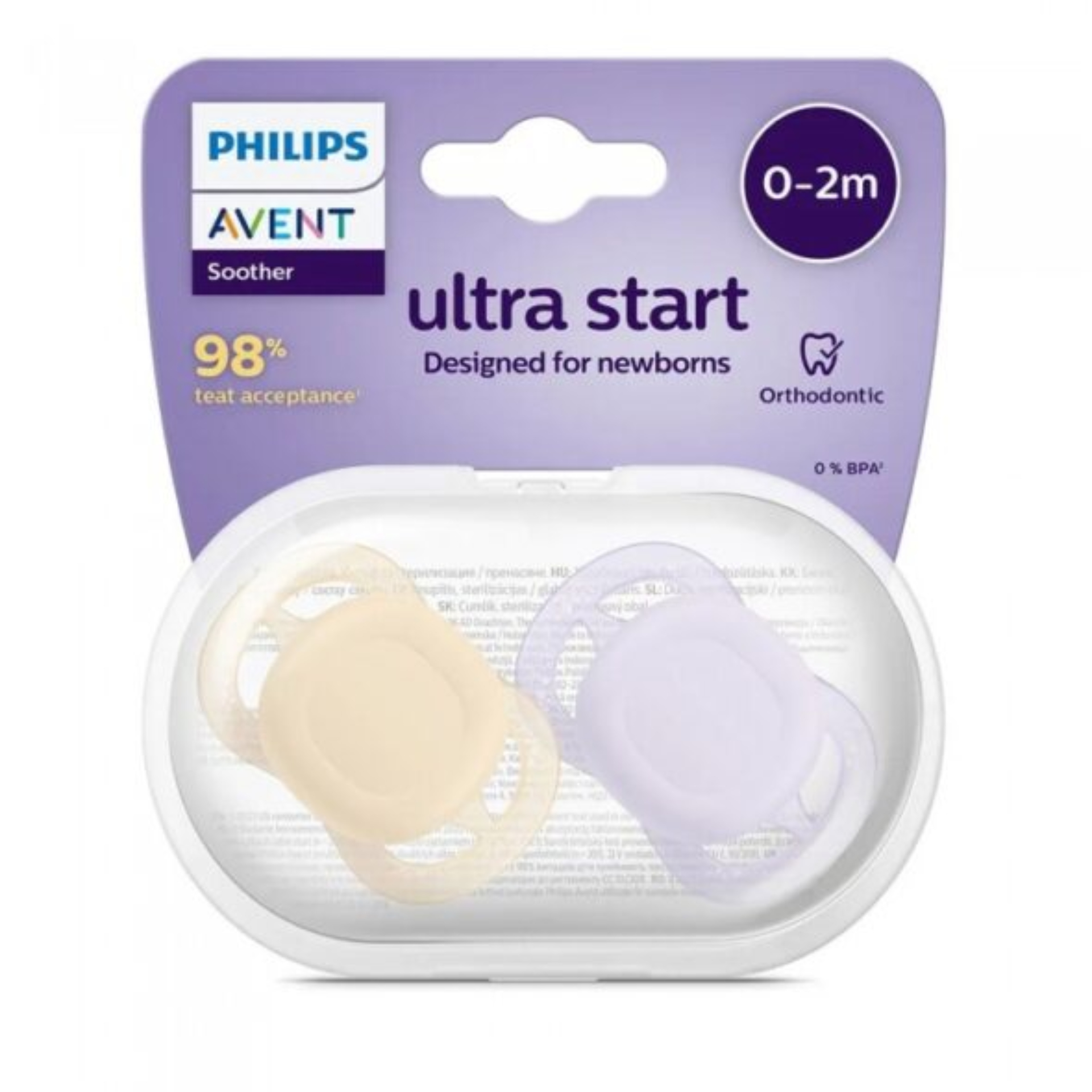 Philips Avent Chupetas Ultra Start 0-2M
