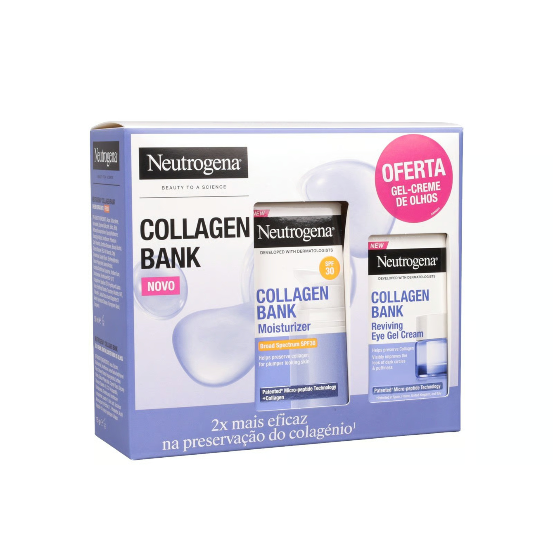 Neutrogena Collagen Bank Creme + Collagen Bank Olhos Coffret