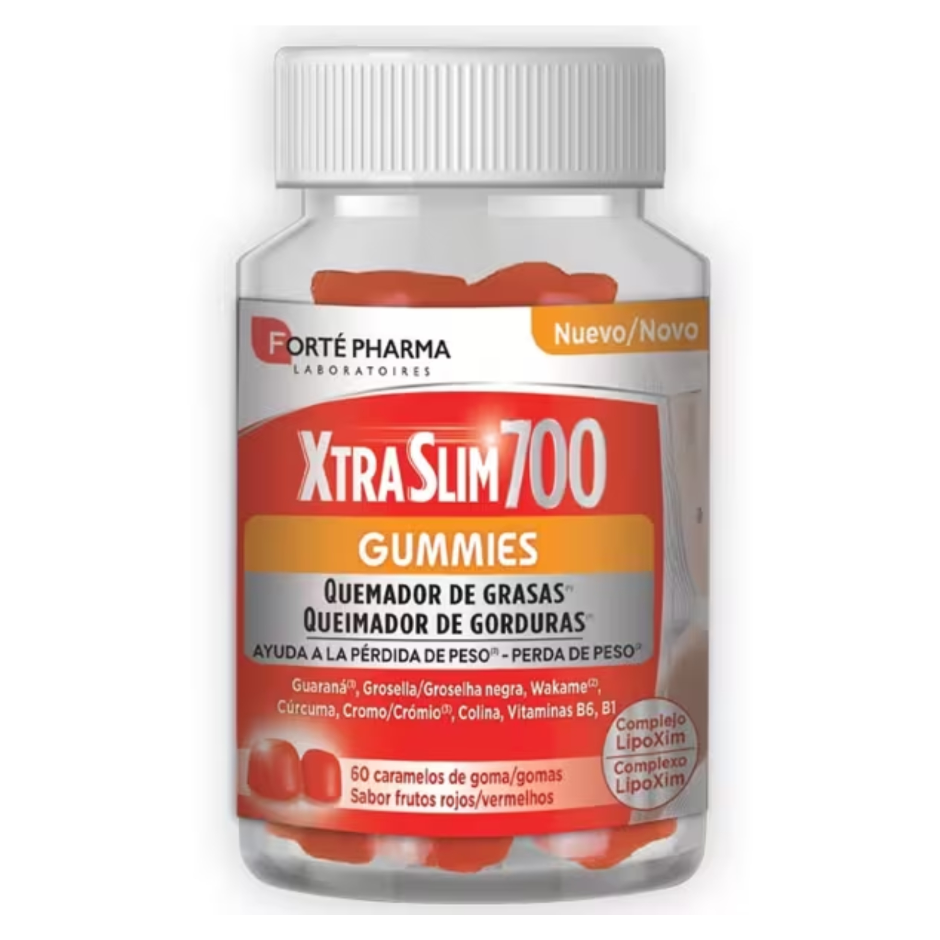 Fort� Pharma XtraSlim 700 Gomas Frutos Vermelhos