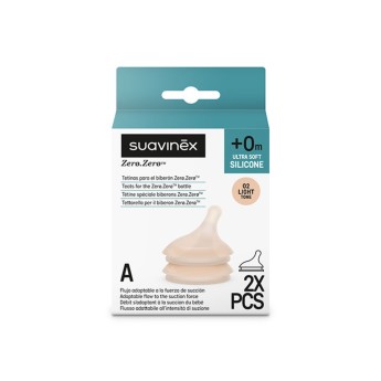 Suavinex Zero.Zero Tetina Anti-C�licas Fluxo A X2 