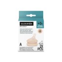 Suavinex Zero.Zero Tetina Anti-C�licas Fluxo A X2 