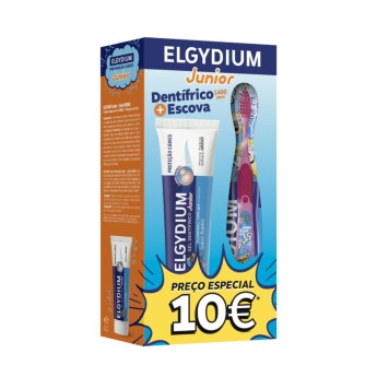Elgydium Junior kit Dentifrico + Escova Kit