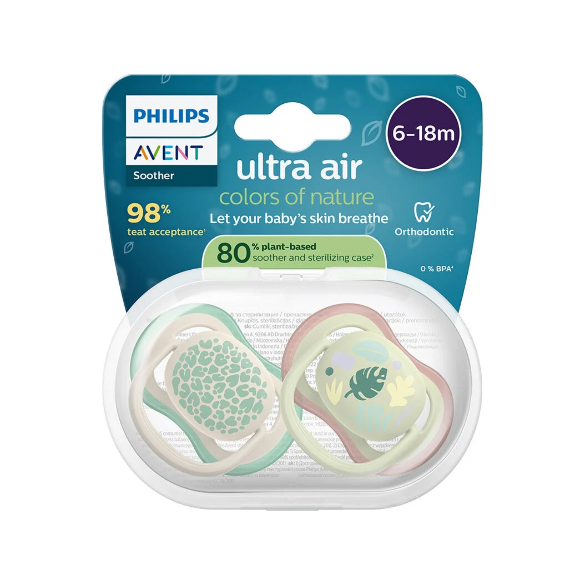 Philips Avent Chupetas Ultra Air 6-18M