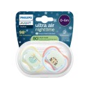 Philips Avent Chupetas Ultra Air Nighttime 0-6M