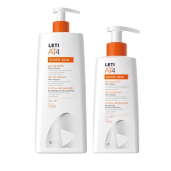 Leti AT4 Gel de Banho Pele At�pica Pack Oferta 250ml