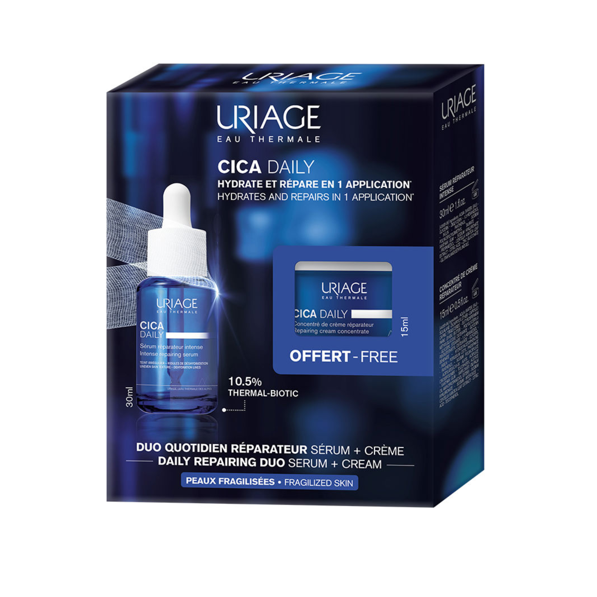 Uriage CicaDaily S�rum Reparador Intensivo + Oferta Creme Reparador 