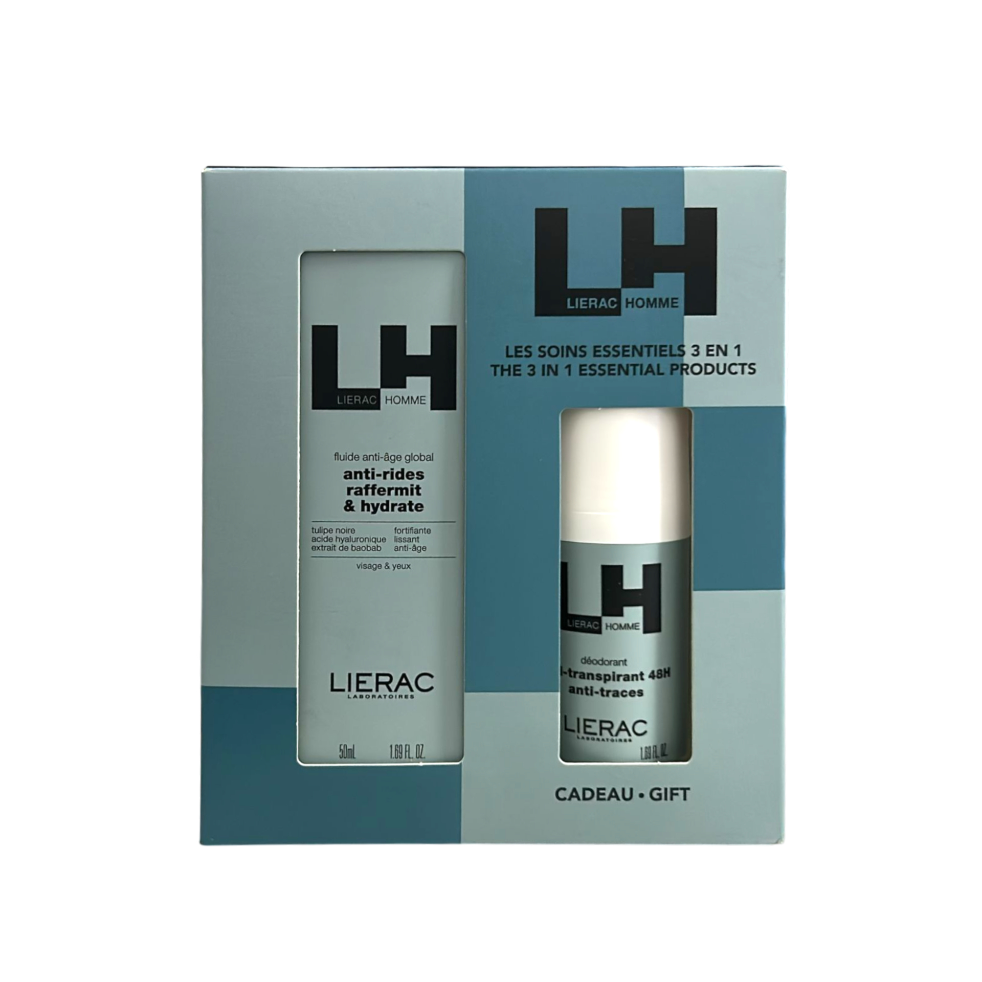 Lierac Homme Flu�do Antienvelhecimento Global + Oferta Desodorizante 2026